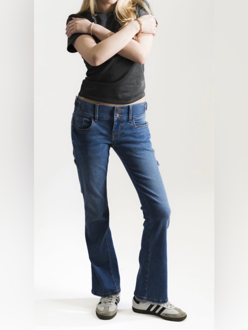 Love Trend Boot Cut Skinny Carpenter Jeans